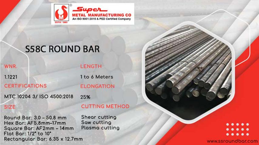 S58C Round Bar Specification