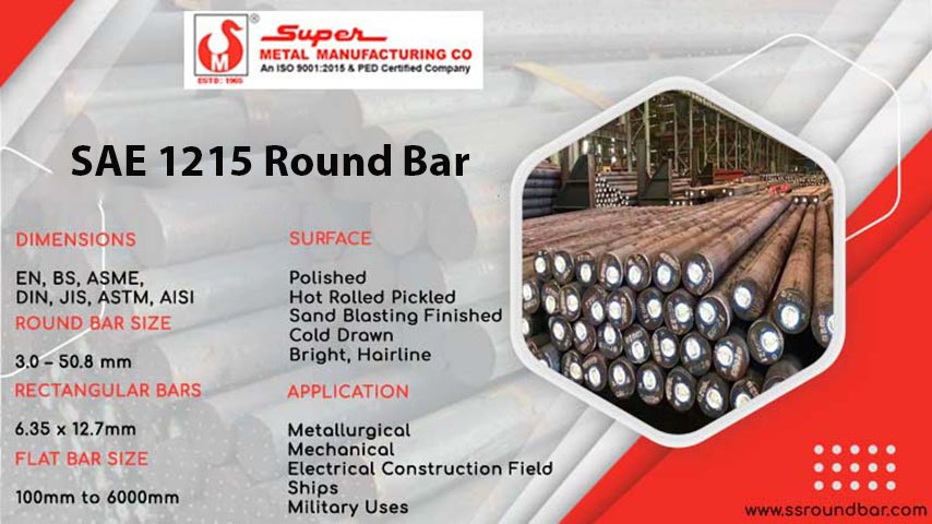 SAE 1215 Round Bar Specification