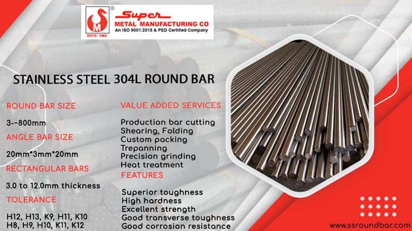 Stainless Steel 304L Round Bar Specification